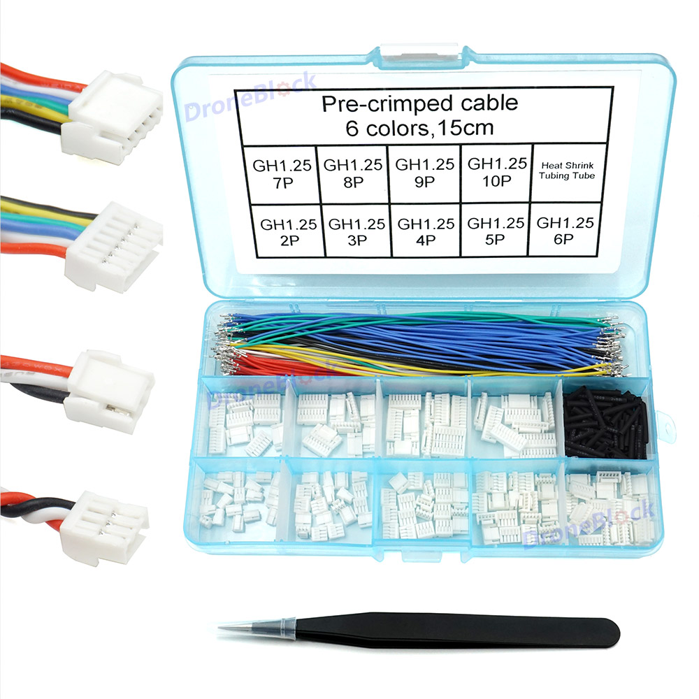 Drone Power Distribution Board - Connettori JST GH e cavi in
