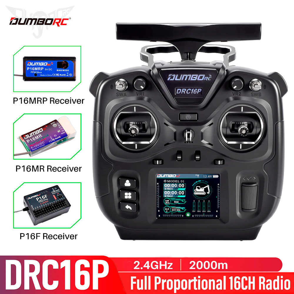 Drone Transmitter - Trasmettitore RC DUMBORC DRC16P 16CH Modalità