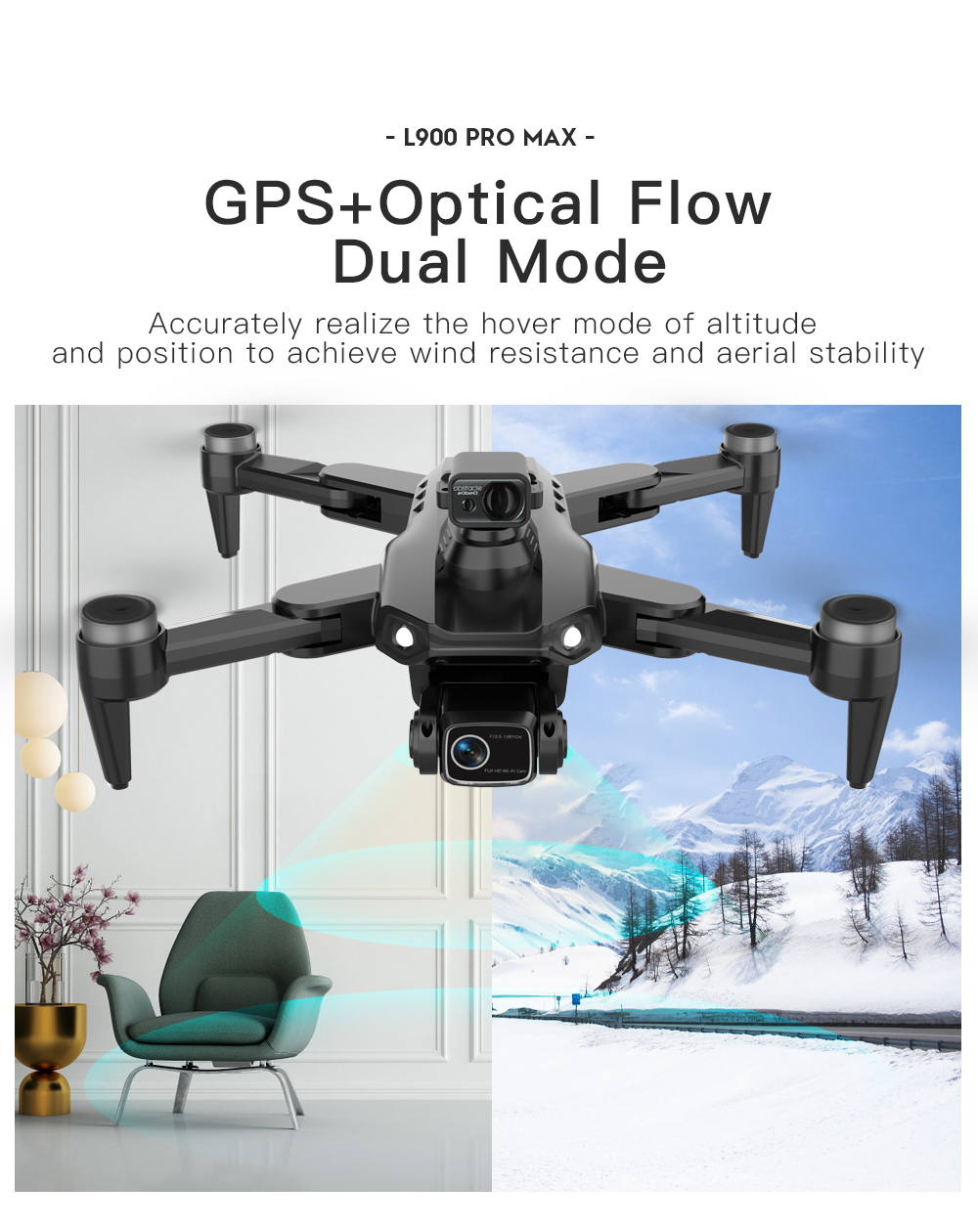 LYZRC L900 PRO MAX Laser per e - Drone Gps Mount recensione e prezzo