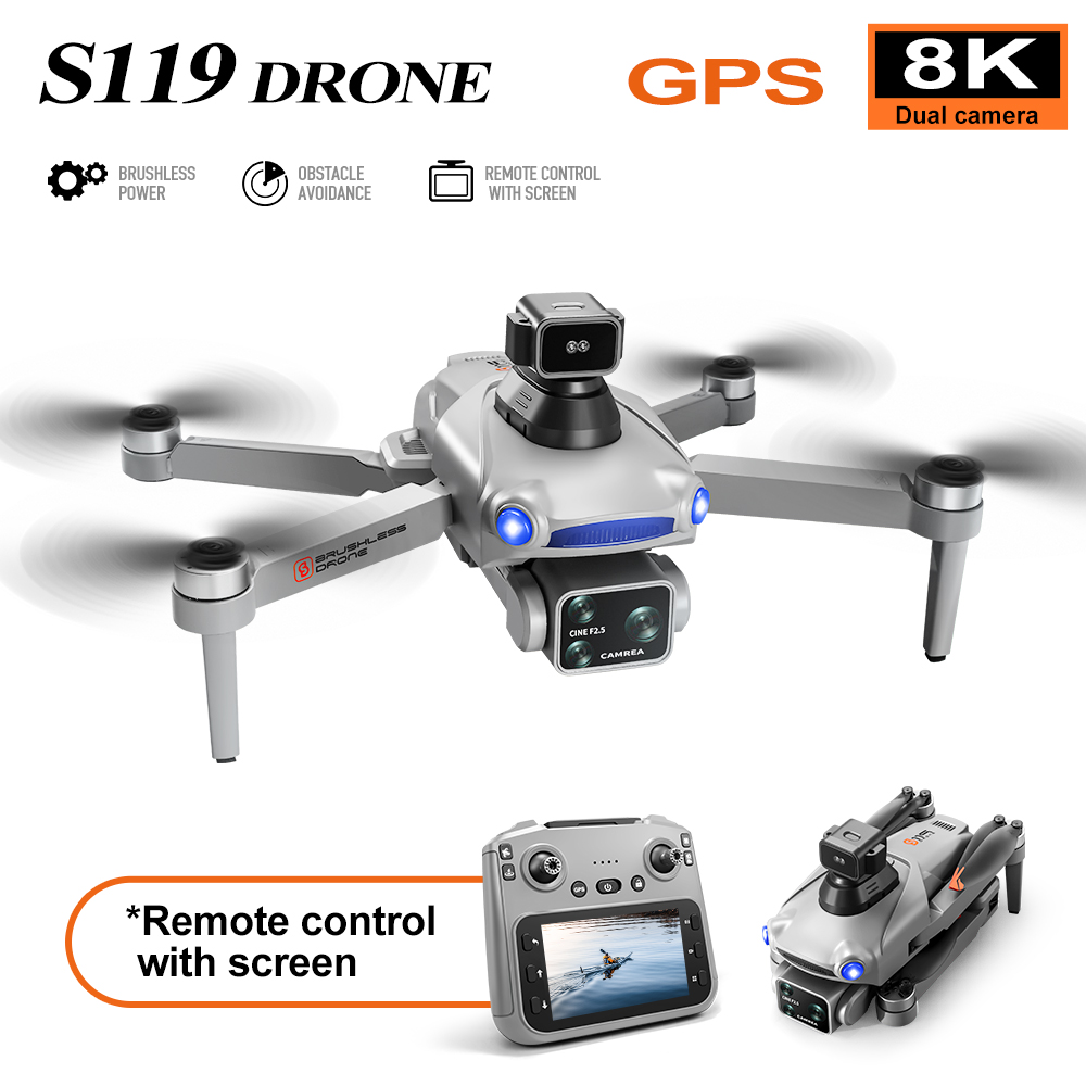 Drone GPS S119 a Lunga Autonom - Drone Gps Mount recensione e prezzo